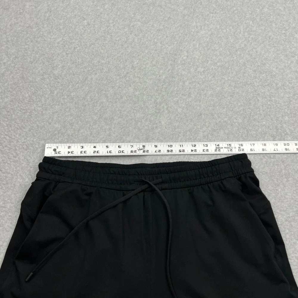 Lululemon Soft‎ Jersey Classic-Fit Mid-Rise Jogger Women's 10 Black Pants W5GCMS